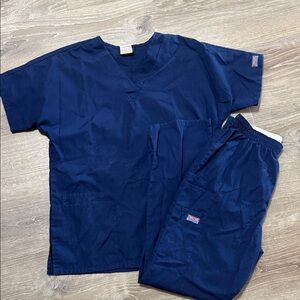 Navy Blue Women’s Scrub Set